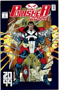 Punisher 2099 #1 (1993) Foil Cover 1st Kron Stone NM