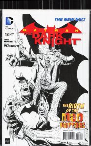 Batman: The Dark Knight #18 Sketch Cover (2013) Batman