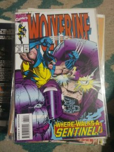 WOLVERINE # 72 1993 Marvel  JUBILEE SENTINELS REAVERS  MUTANTS XMEN