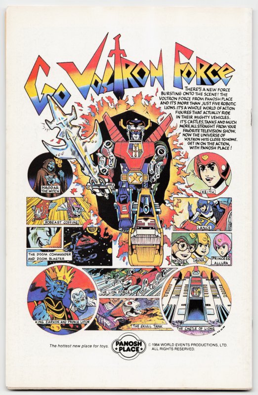 Voltron #1 (1985) Voltron [Key Issue]