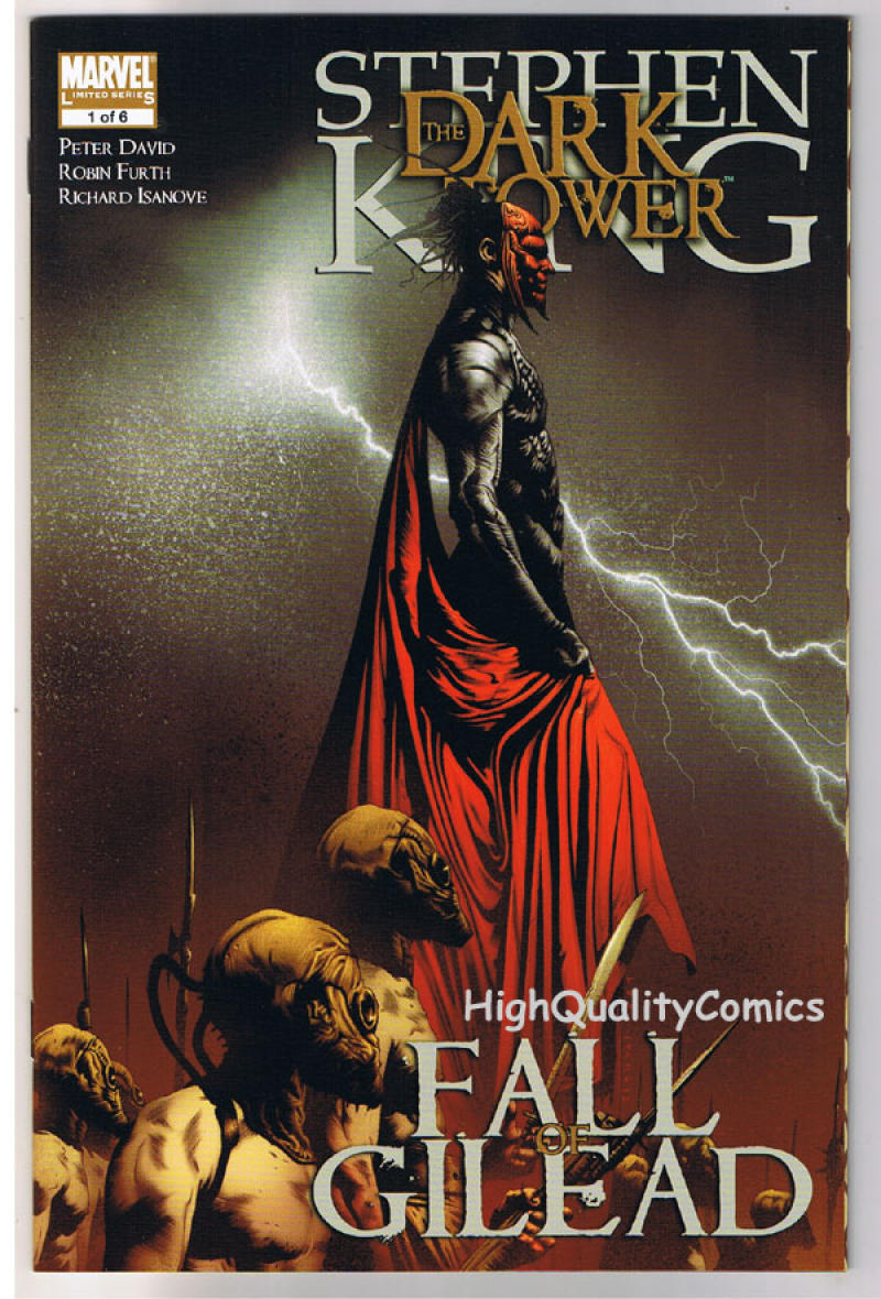 Dark Tower Fall of Gilead Variant Set #1-6 Stephen King Marvel 2009