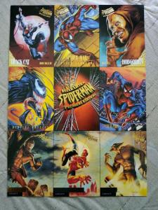 Fleer Ultra Spider-Man Premiere Edition Promo 4 Card Lot 1995 Venom Black Cat