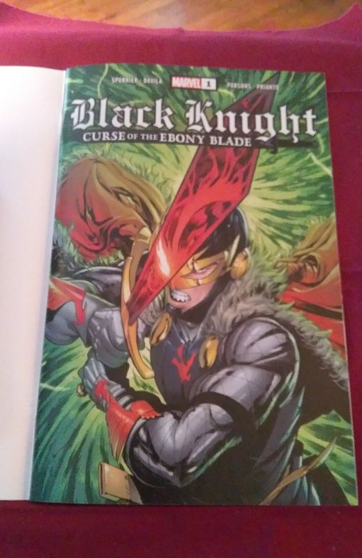 Black Knight: Curse of the Ebony Blade #1 Blank Cover (2021)