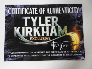 Moon Knight #2 (2021) Signed by Tyler Kirkham W/ COA NM- Condition