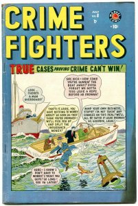 Crime Fighters #8 1949- Marvel Golden Age- FN-