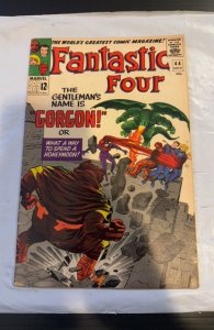 Fantastic Four #44 (1965)His name is Gorgon- app Medusa bottom spine chip