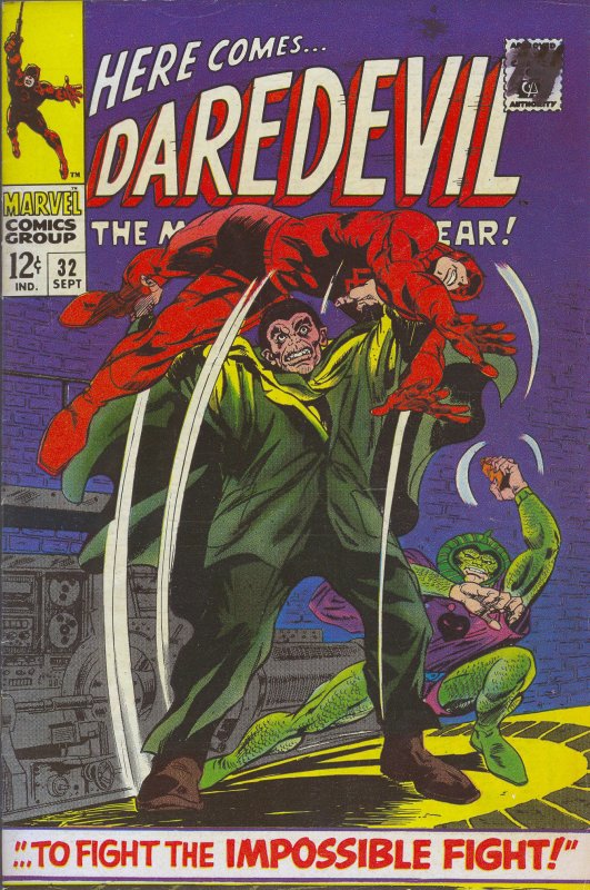 Daredevil #32 VG ; Marvel | low grade comic September 1967 Mr. Hyde Cobra