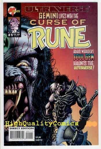 CURSE OF RUNE #1, NM+, Barry Smith, 1995, Vampire, Warlock, more in store