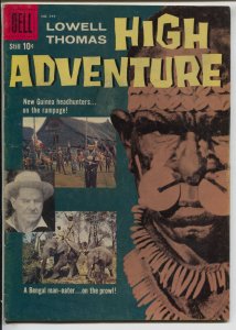 Lowell Thomas High Adventure-Four Color Comics #949 1958-Dell-headhunters-VG/FN