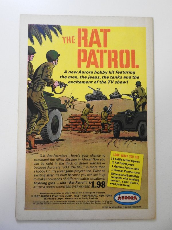 Aquaman #33 (1967) VG Condition tape on interior cover at bottom staple