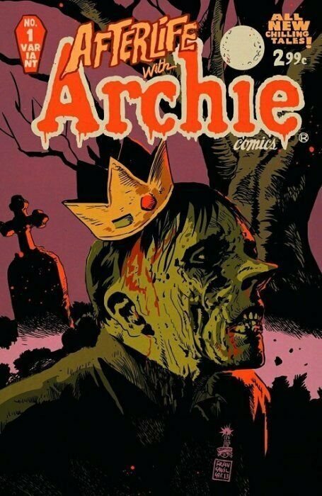 AFTERLIFE WITH ARCHIE #1 SET OF FOUR VARIANTS NM.