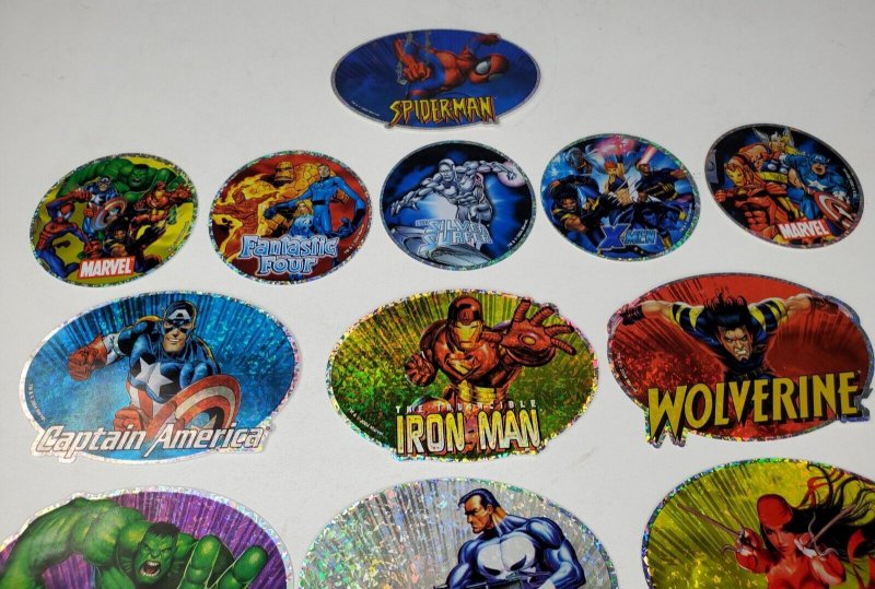 Spider Man Vending Machine Sticker 2004 set of 12 NM SERIES 1 