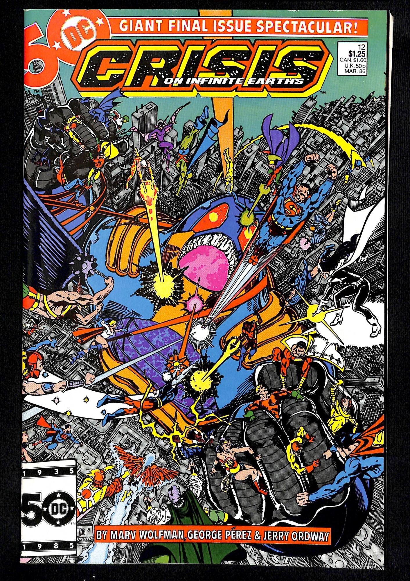 Crisis on Infinite Earths #12 (1986) | Comic Books - Copper Age, DC ...