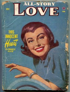 All-Story Love Pulp February 1952- This Innocent Heart G