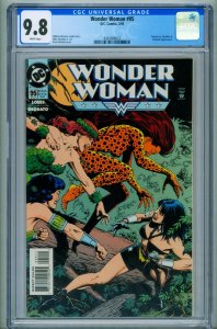 WONDER WOMAN #95-CGC 9.8-1995-Bolland cover-comic book 4343006023