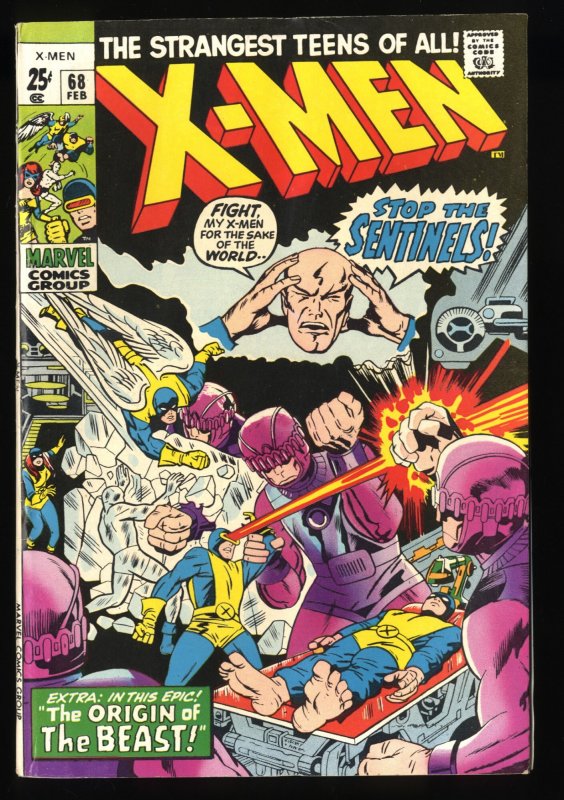 X-Men #68 FN/VF 7.0