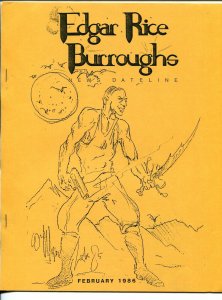 Edgar Rice Burroughs News Dateline #21  2/1986-Tarzan-fanzine-newsletter-VF