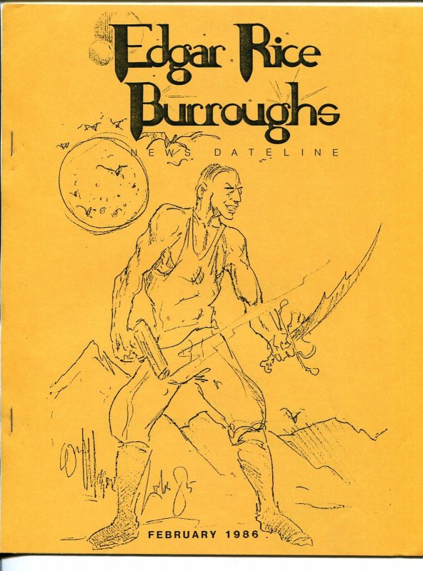 Edgar Rice Burroughs News Dateline #21  2/1986-Tarzan-fanzine-newsletter-VF