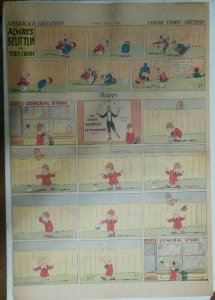 Skippy Sunday Page by Percy Crosby from 6/1/1930 Size: 15 x 22 inches Full Page