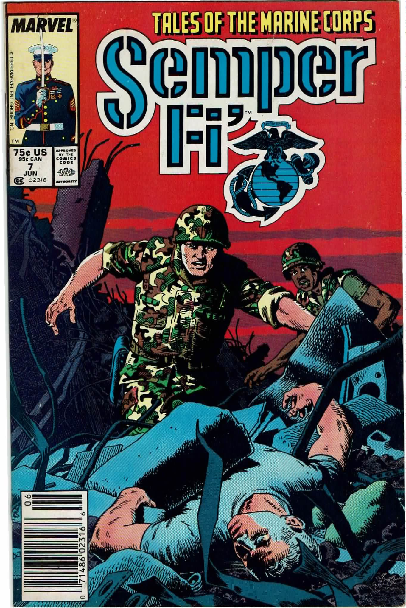 Semper Fi': Tales Of The Marine Corps #7 Newsstand NM | Comic Books -  Copper Age, Marvel, War  HipComic