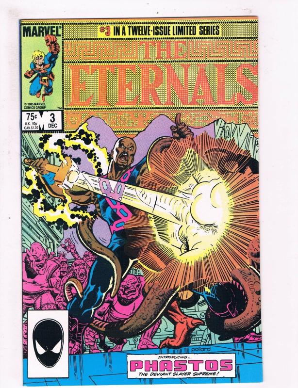 The Eternals # 3 VF Marvel Comic Books Copper Age Awesome Issue WOW!!!!!!!!! SW5