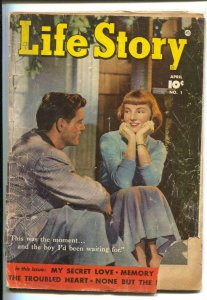 Life Story #1 1949-1st issue-Photo cover-Peter Lawford back cover photo & int...