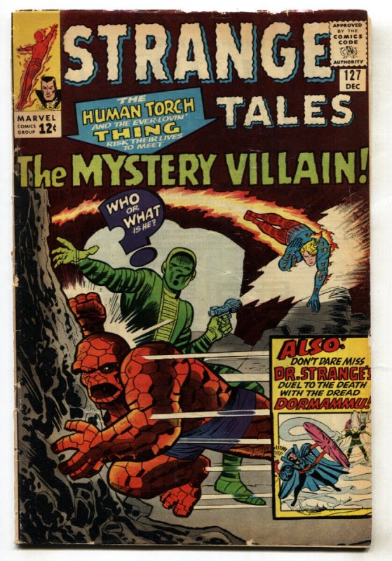 STRANGE TALES #127 comic book-HUMAN TORCH-THING-DR. STRANGE-1964