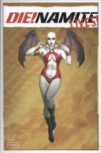 DIENAMITE LIVES #4 C, VF/NM, Linsner, 2021, Vampirella Bruce Campbell