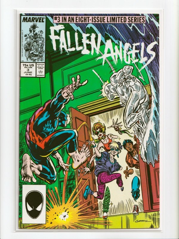 Fallen Angels 1 - 8 Complete Set Marvel Comics 1987 Comic Book Series VF+