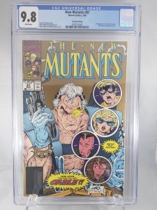 The New Mutants #87 1st appearance of Cable (2nd print)