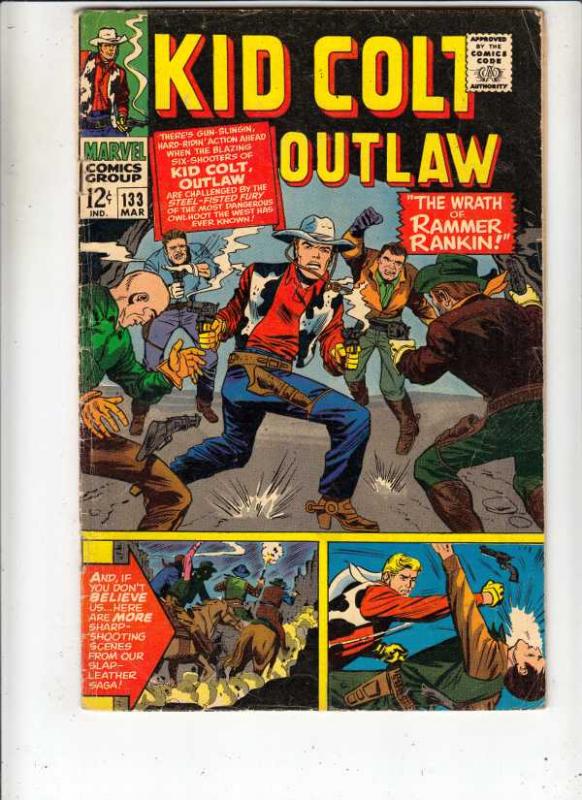 Kid Colt Outlaw #133 (Mar-67) VG/FN Mid-Grade Kid Colt