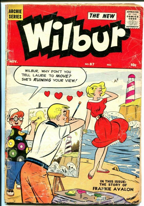 Wilbur #87 1959-Archie-last 10¢ issue-Good Girl Art-De Carlo-Frankie Avalon-G