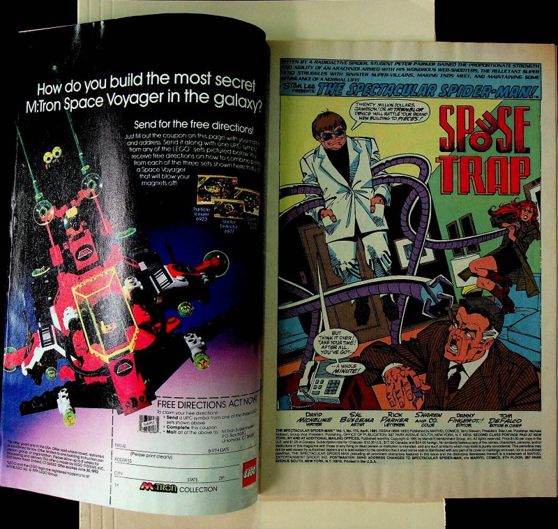 Spectacular Spider-Man #175 (Apr 1991, Marvel) - Good+