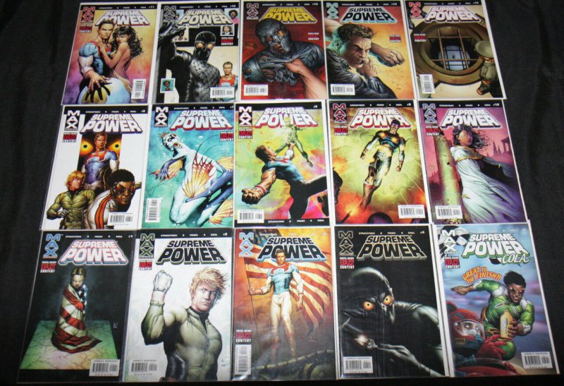 SUPREME POWER COMIC RUN #1-18 (VF-NM)