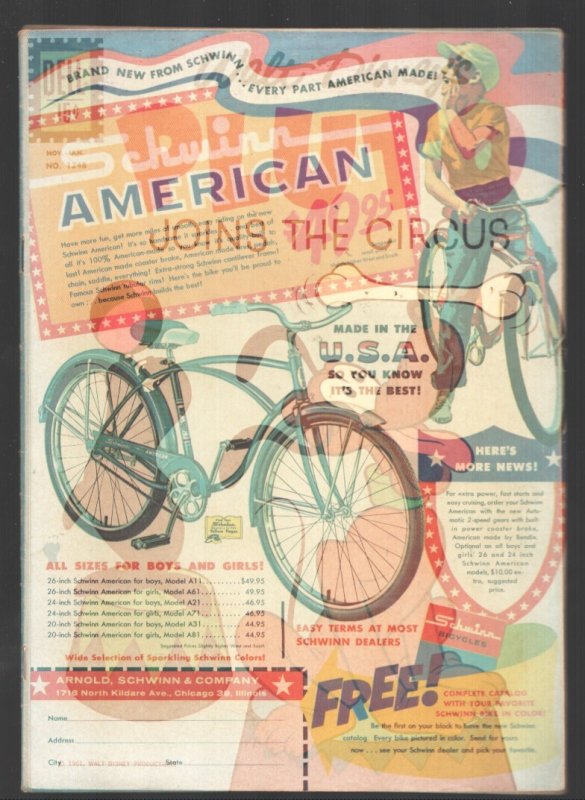 Pluto Joins The Circus-Four Color Comics #1248 1962-Dumbo & Mickey Mouse