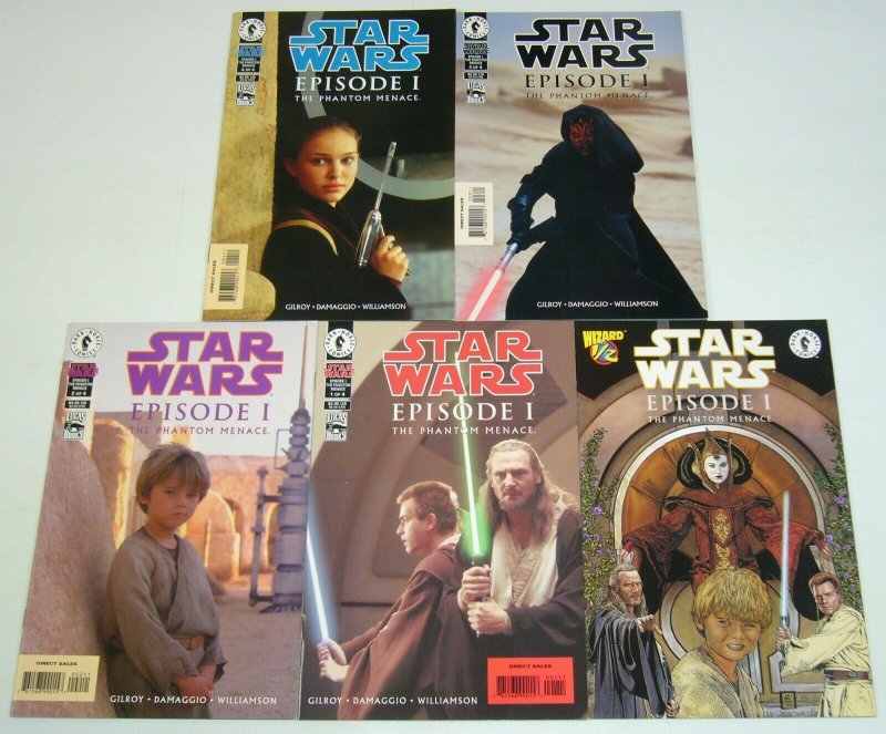 Star Wars: Episode I - Phantom Menace #½ & 1-4 VF/NM complete series + half  2 3