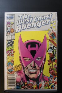 West Coast Avengers #14 Newsstand Edition (1986)