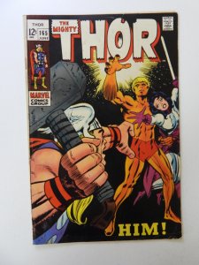 Thor #165 (1969) 1st full appearance of Warlock VG/FN condition