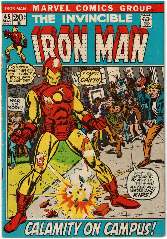 Iron Man #45, 2.0 or Better