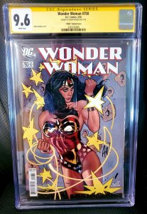 Wonder Woman #750 (2020 DC Comics) Signed by Adam Hughes Variant CGC 9.6 SS