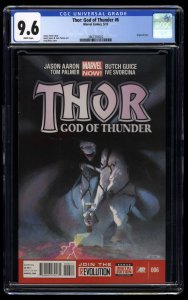 Thor God of Thunder #6 CGC NM+ 9.6 White Pages 1st Knull!