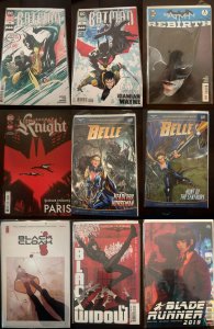 Lot of 9 Comics (See Description) Batman Beyond, Batman, Black Cloak, Black W...