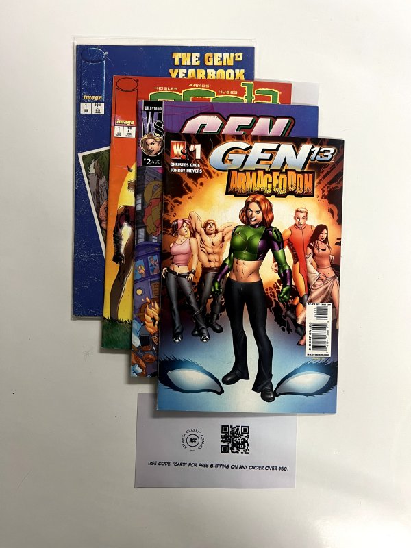 4 Gen 13 Indie Comic Books # 1 1 1 2 10 JS24