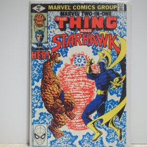 Marvel Two-in-One #61 (1980) VG Thing and Starhawk. First appearence Her!