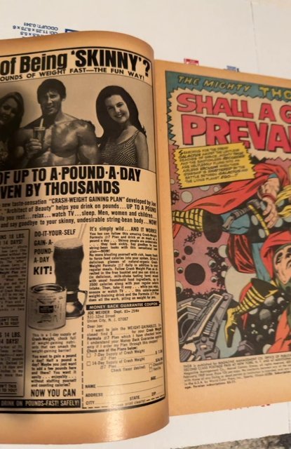 Thor #161 (1969)Ego vs Galactus -Harvey foxing/browning