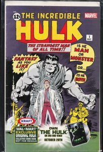 The Incredible Hulk #1 Wal-Mart Reprint Cover (2003) Hulk