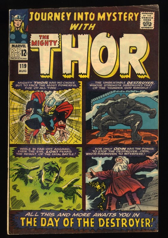 Journey Into Mystery #119 VG/FN 5.0 1st Hogun Fandrall and Volstagg!