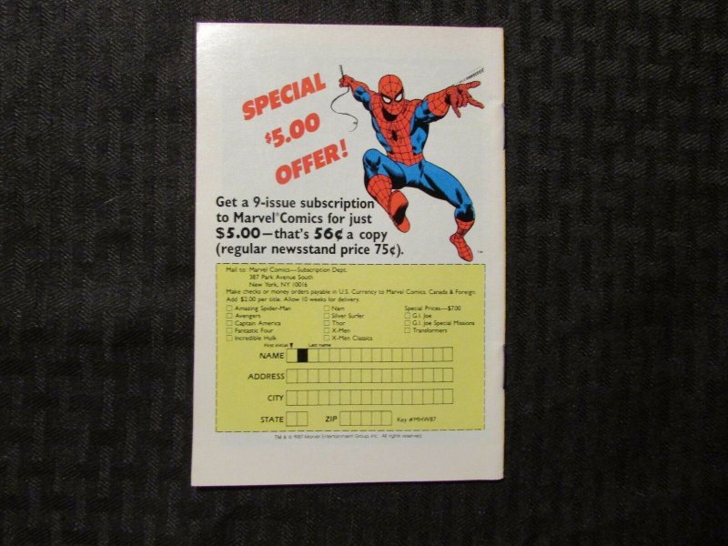 1987 Marvel Comics Presents CAPTAIN AMERICA For President FN+ 6.5 Ashcan Mini