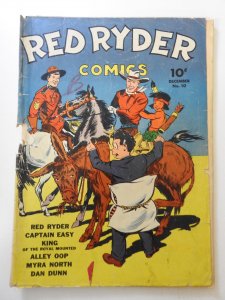 Red Ryder Comics #10 (1942) FR/GD Condition See description