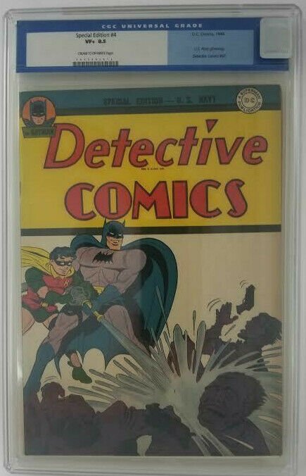 Detective Comics #97 ~ 1944 DC ~ CGC 8.5 (VF+), Special Edition #4 ~ U.S. Navy